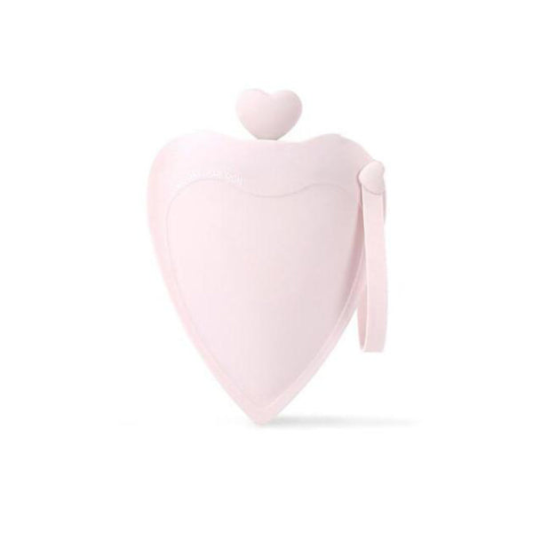 Pink heart microwave hot water bottle