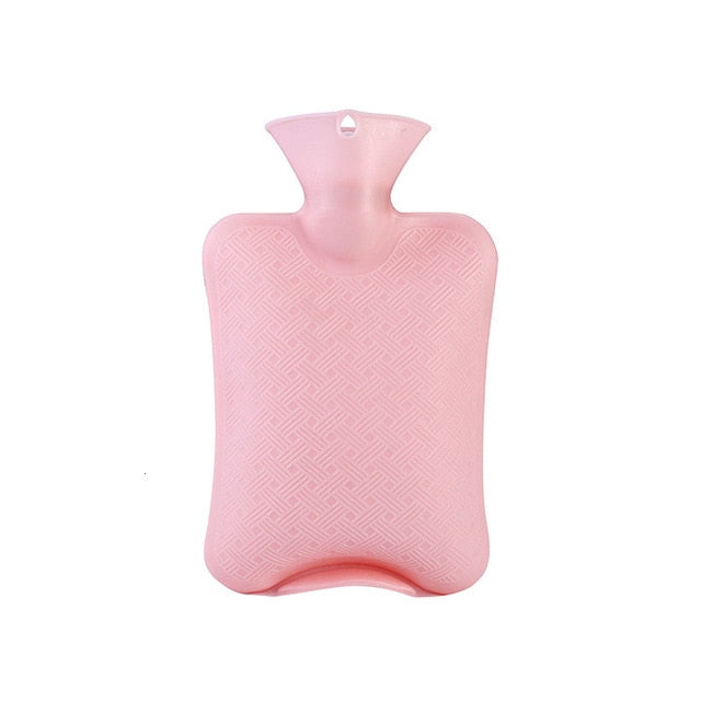 Pink silicone water bottle
