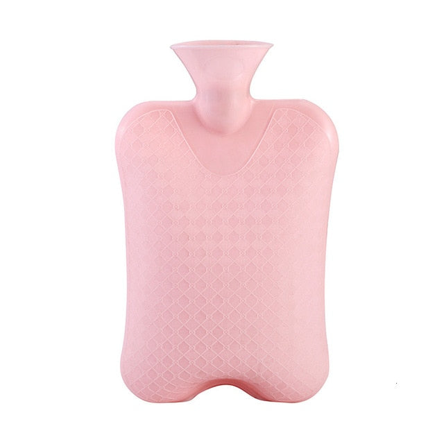 Pink silicone water bottle
