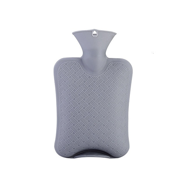 Gray silicone water bottle