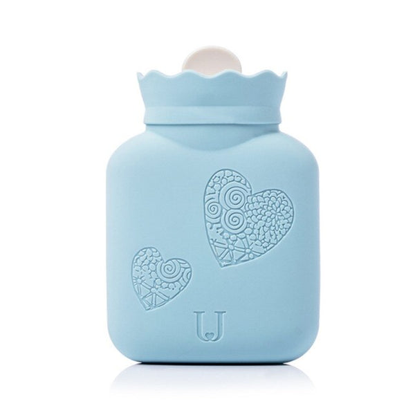 Blue baby microwave hot water bottle