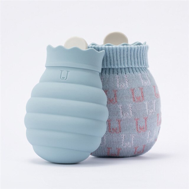 Blue striped microwave hot water bottle Pretty hot water bottle