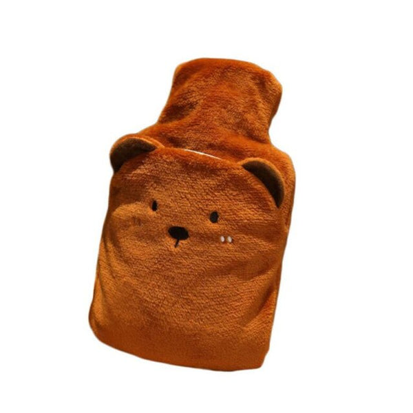 Brown bear plush hot water bottle