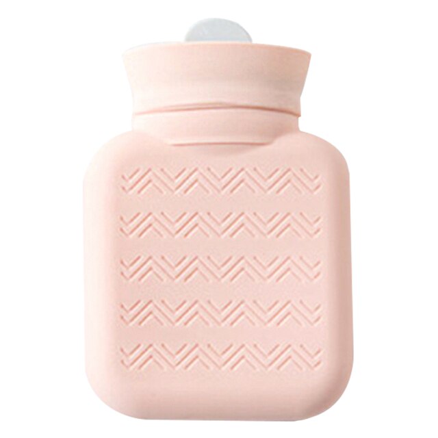 Pink microwave hot water bottle
