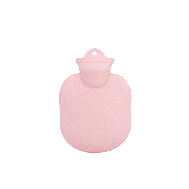 Bouillotte à eau silicone rose
